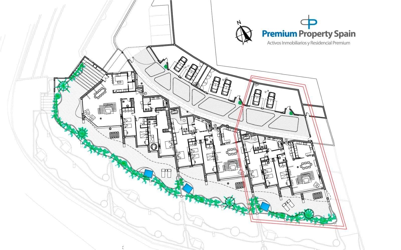 3 soveværelse Penthouse til salg i Altea med swimmingpool garage - € 2.100.000 (Ref: 7901671)
