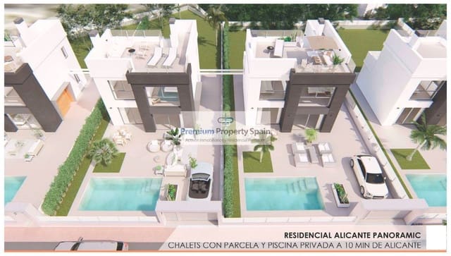 Chalet de 3 habitaciones en Muchamiel / Mutxamel en venta con piscina garaje - 450.000 € (Ref: 8172027)