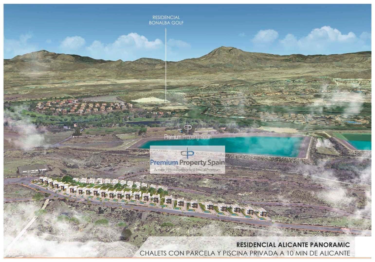 Chalet de 3 habitaciones en Muchamiel / Mutxamel en venta con piscina garaje - 450.000 € (Ref: 8172027)