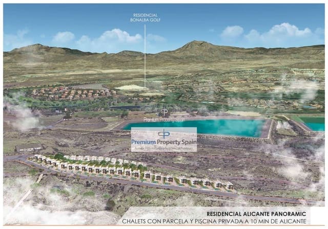 Chalet de 3 habitaciones en Muchamiel / Mutxamel en venta con piscina garaje - 450.000 € (Ref: 8172027)