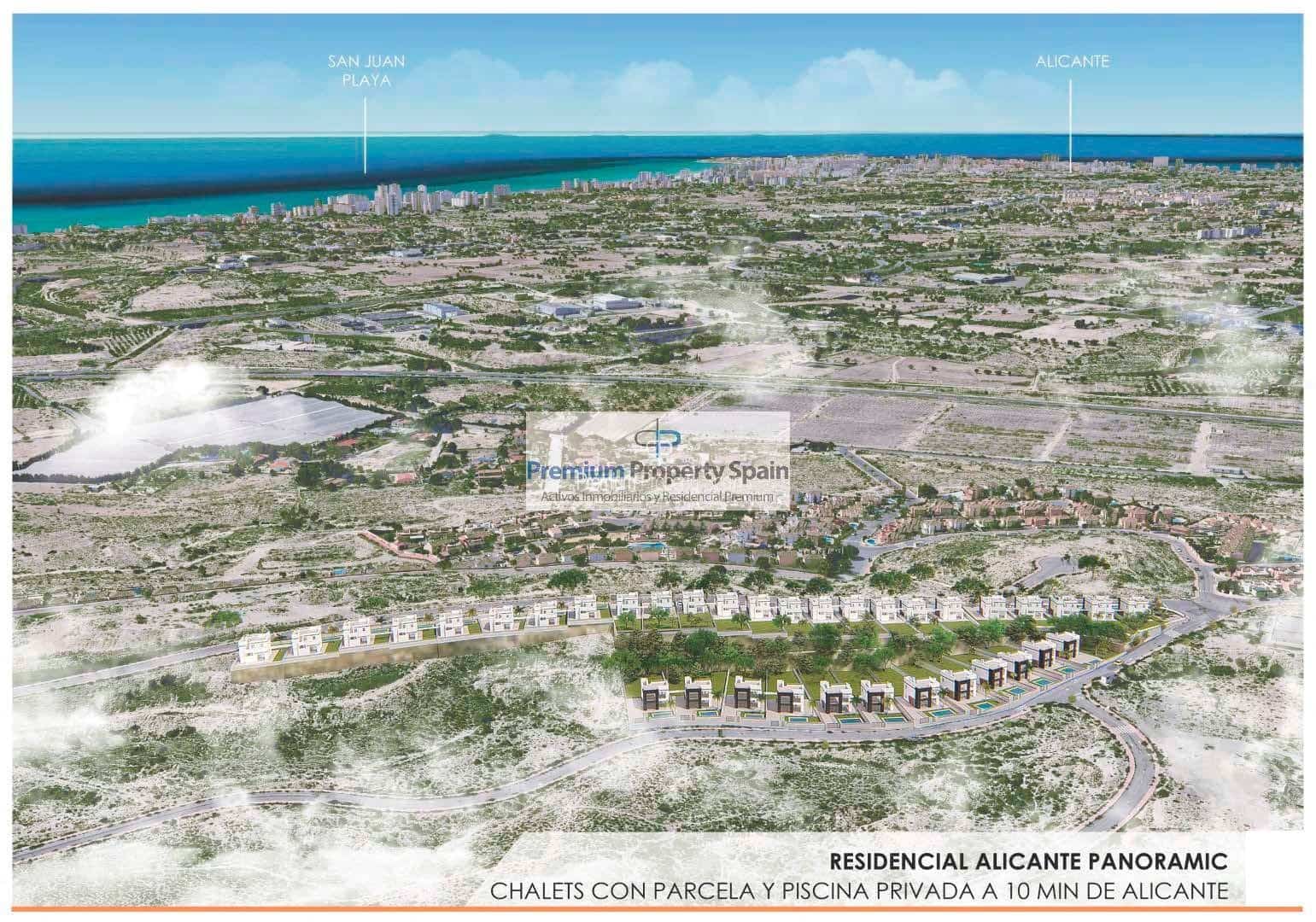 Chalet de 3 habitaciones en Muchamiel / Mutxamel en venta con piscina garaje - 450.000 € (Ref: 8172027)