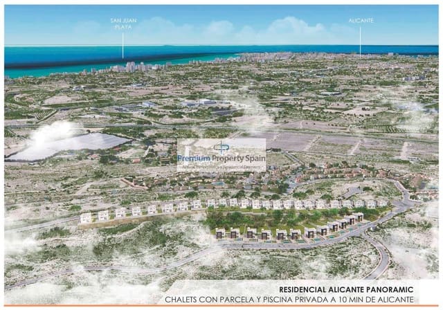 Chalet de 3 habitaciones en Muchamiel / Mutxamel en venta con piscina garaje - 450.000 € (Ref: 8172027)