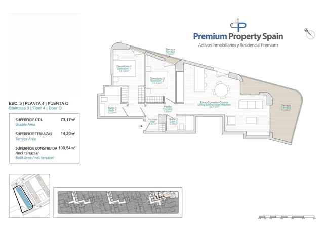 2 sypialnia Mieszkanie na sprzedaż w Platja Vila Joiosa - Platja de Torres, La Villajoyosa / Vila Joiosa z basenem garażem - 525 000 € (Ref: 9394095)