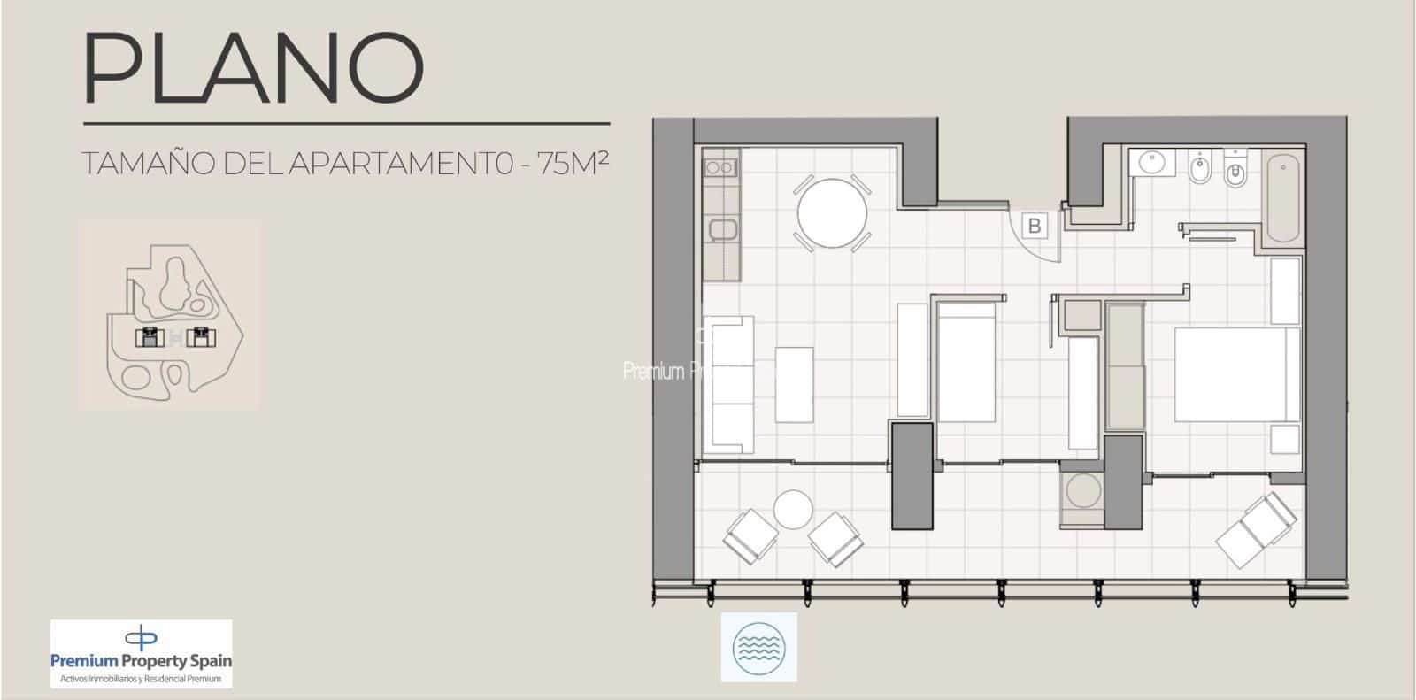 2 makuuhuone Asunto myytävänä paikassa Benidorm mukana uima-altaan 
autotalli - 513 000 € (Ref: 9394099)
