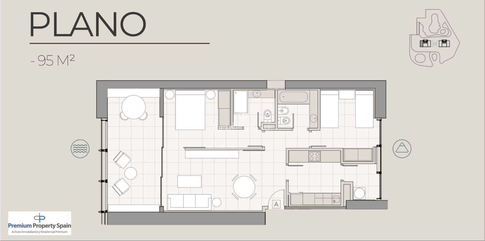 2 chambre Appartement à vendre à Benidorm avec piscine garage - 650 000 € (Ref: 9394100)