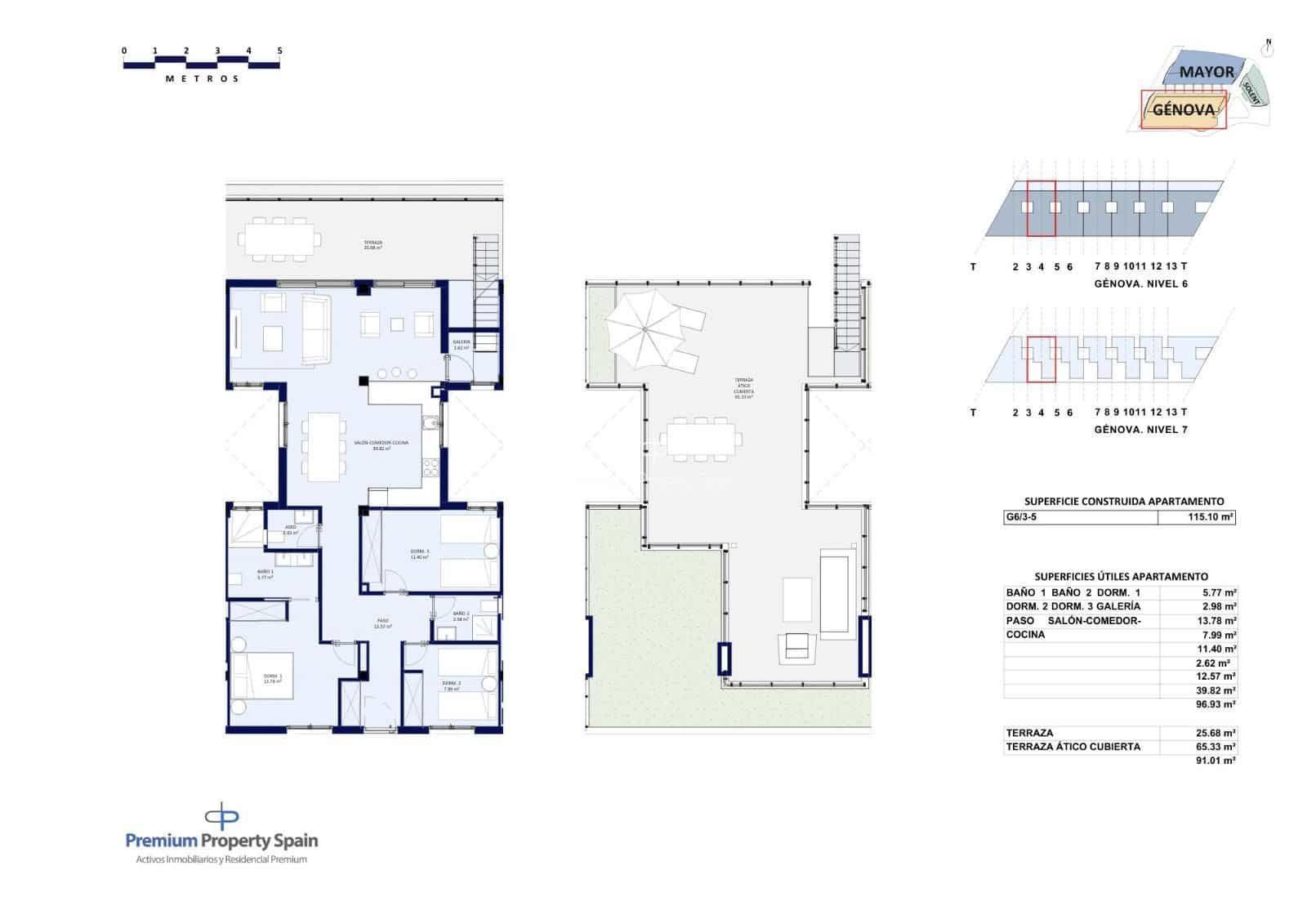 3 Zimmer Wohnung zu verkaufen in Albir mit Pool Garage - 1.000.000 € (Ref: 9394102)