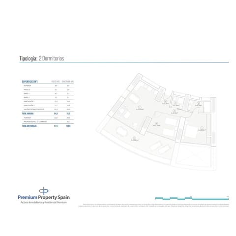 2 makuuhuone Asunto myytävänä paikassa Playa Poniente, Benidorm mukana uima-altaan 
autotalli - 1 100 000 € (Ref: 9394104)