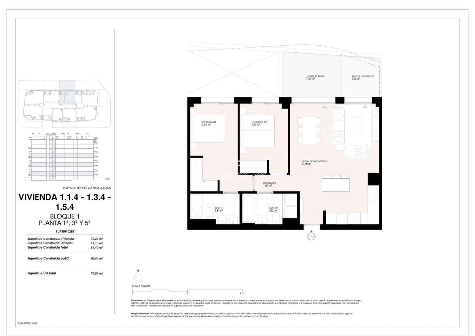 2 bedroom Flat for sale in La Villajoyosa / Vila Joiosa with pool garage - € 376,000 (Ref: 9394109)