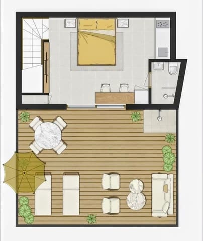 3 camera da letto Attico in vendita in Alicante città - 360.000 € (Rif: 9432681)