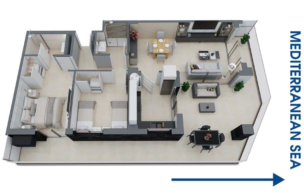 2 bedroom Apartment for sale in Cabanes with pool - € 222,000 (Ref: 9479495)