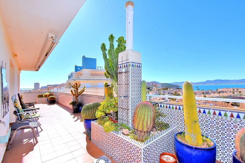 3 slaapkamer Penthouse te koop in La Manga del Mar Menor met zwembad garage - € 478.000 (Ref: 9671196)