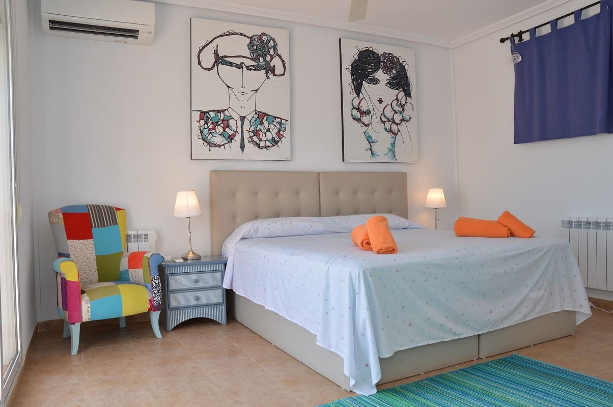 4 makuuhuone Omakotitalo lomavuokrausta paikassa Los Urrutias mukana uima-altaan 
autotalli - 1 270 € (Ref: 9800207)