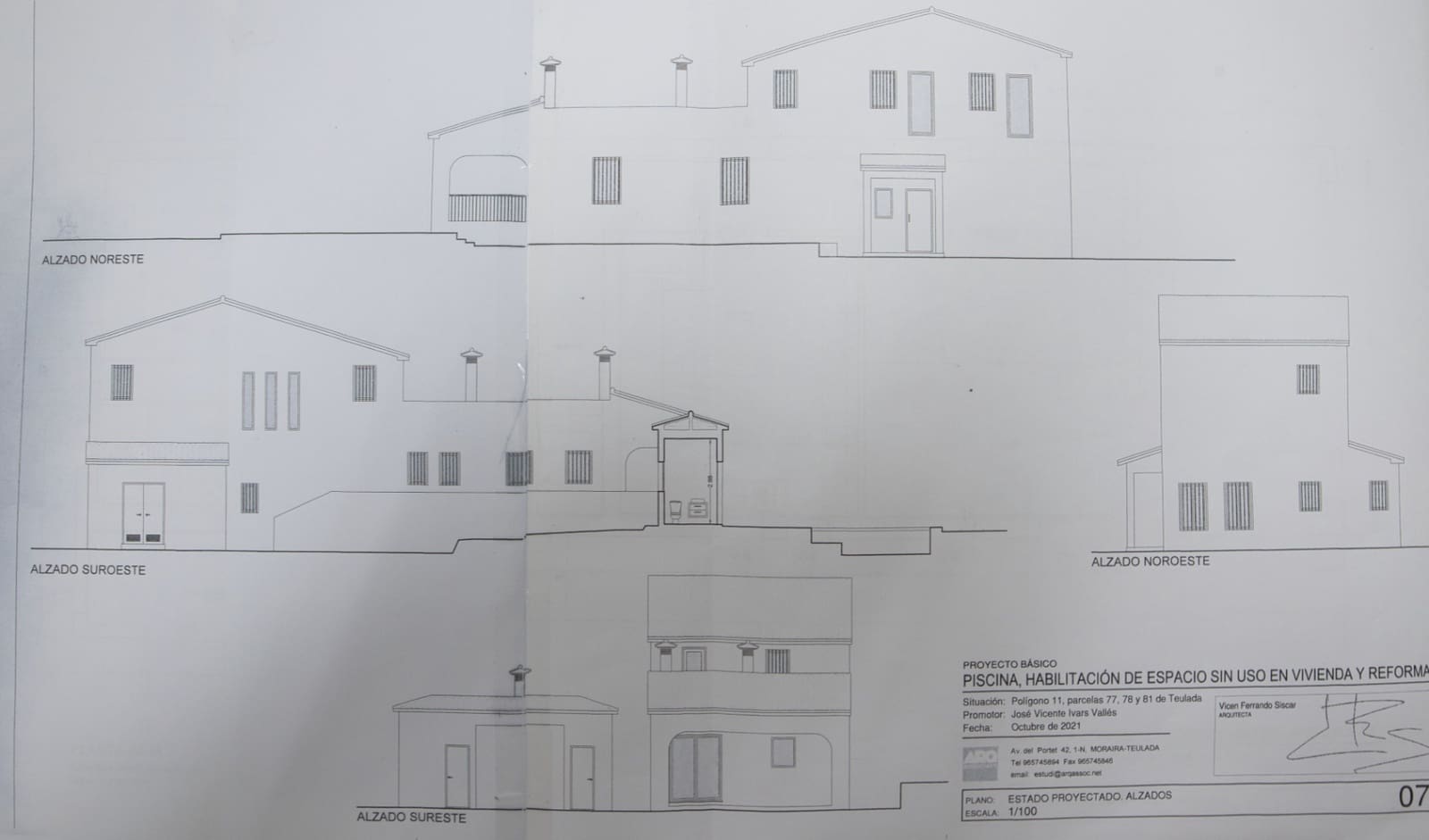 3 soveværelse Finca/Landehus til salg i Teulada - € 595.000 (Ref: 9669431)