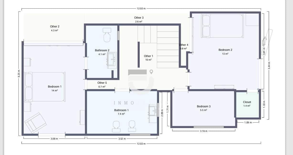3 soveværelse Byhus til salg i Gandia - € 230.000 (Ref: 8865128)