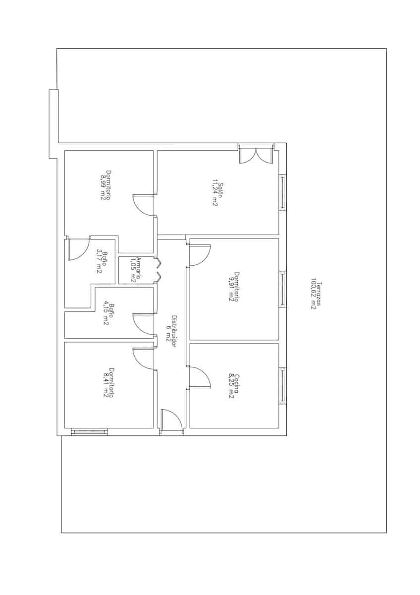 3 soveværelse Lejlighed til salg i Xeraco - € 125.000 (Ref: 8968560)
