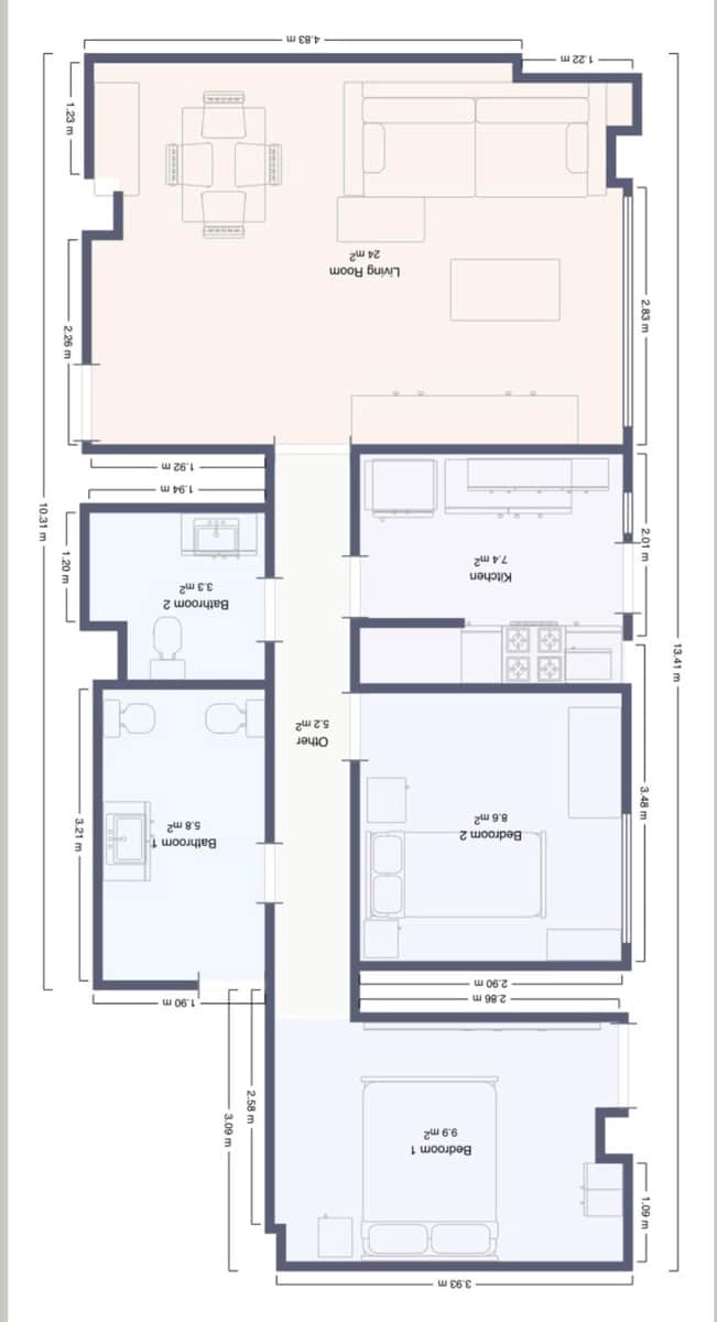 2 sovrum Lägenhet till salu i Gandia - 240 000 € (Ref: 9215250)