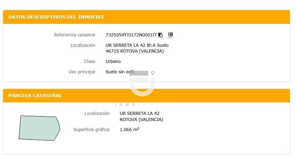 Building Plot for sale in Rotova - € 90,000 (Ref: 9496363)