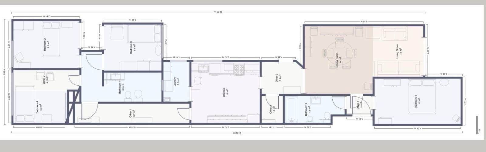 4 soverom Leilighet til salgs i Gandia - € 210 000 (Ref: 9799420)