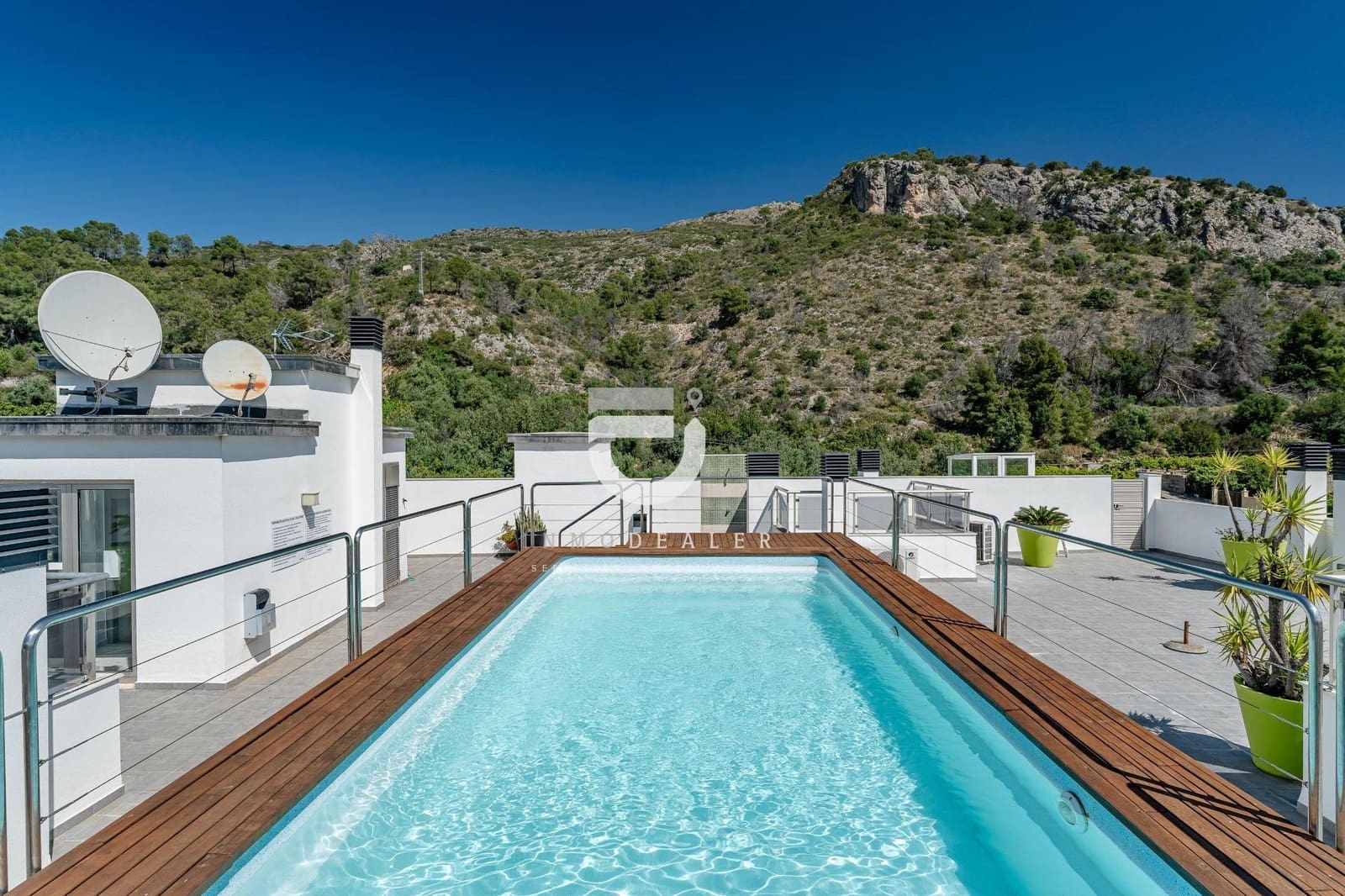 2 Zimmer Penthouse zu verkaufen in Adsubia mit Pool - 215.000 € (Ref: 9818034)