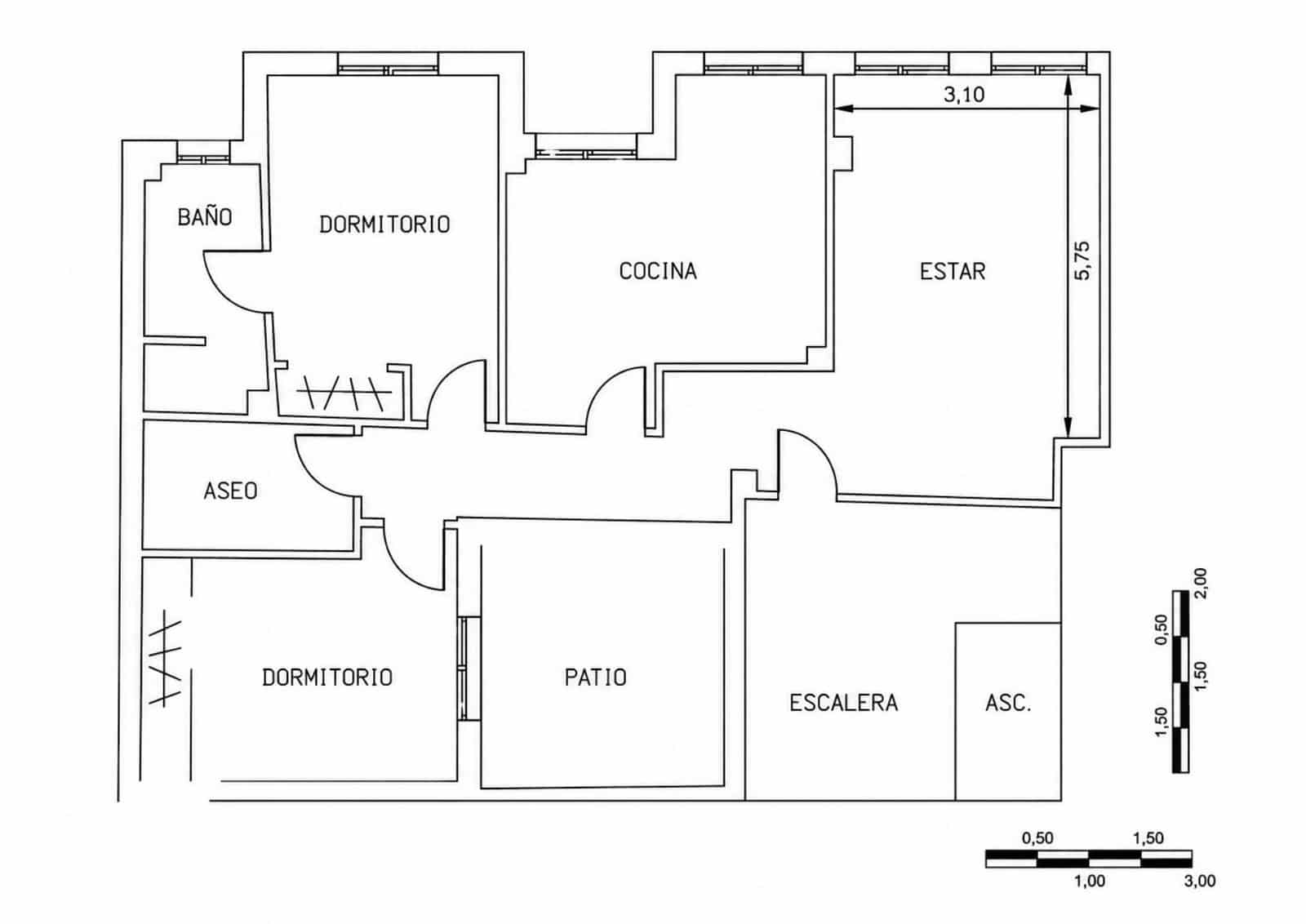 2 soveværelse Lejlighed til salg i Xeresa med garage - € 145.000 (Ref: 9851931)