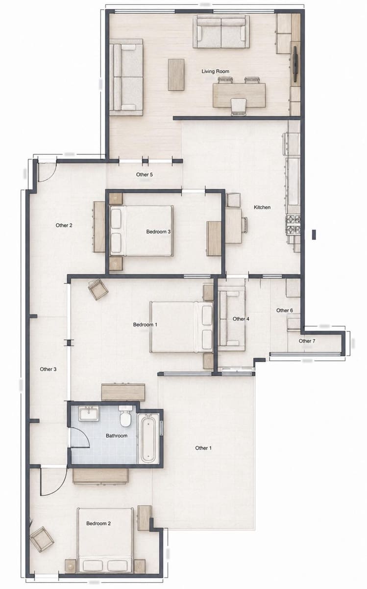 3 sypialnia Mieszkanie na sprzedaż w Gandia - 140 000 € (Ref: 9867126)