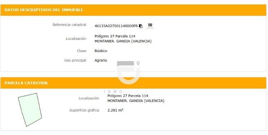 Terre non Aménagée à vendre à Gandia - 11 500 € (Ref: 9898977)