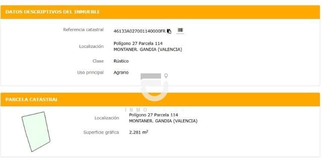 Undeveloped Land for sale in Gandia - € 11,500 (Ref: 9898977)