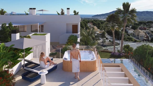 4 soveværelse Rækkehus til salg i Barranco Hondo - Varadero  , La Nucia med swimmingpool - € 465.000 (Ref: 10008829)