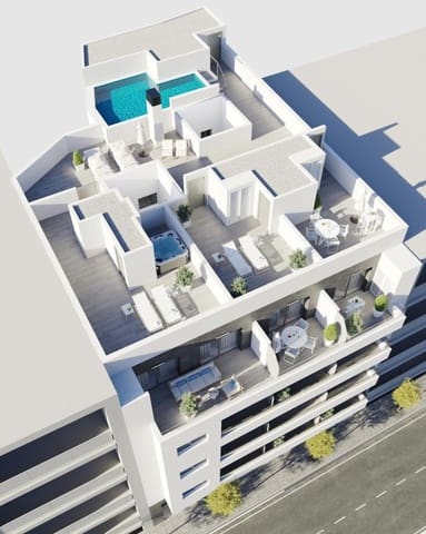 2 soveværelse Lejlighed til salg i Centro - Muelle Pesquero, Torrevieja med swimmingpool - € 299.000 (Ref: 10008835)