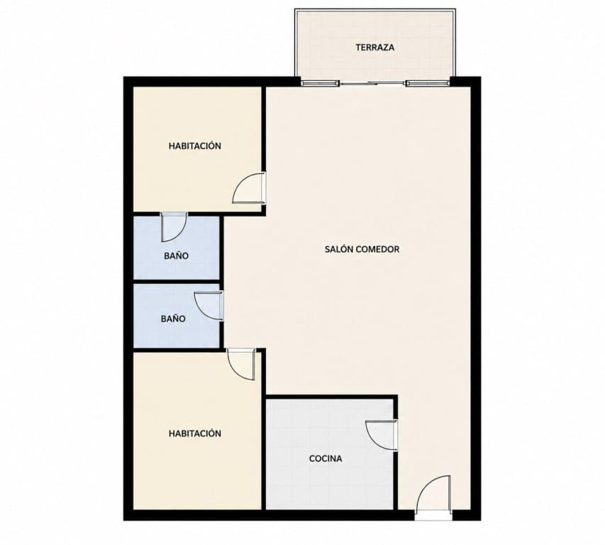 2 makuuhuone Huoneisto myytävänä paikassa Oropesa  mukana uima-altaan 
autotalli - 153 000 € (Ref: 10011188)