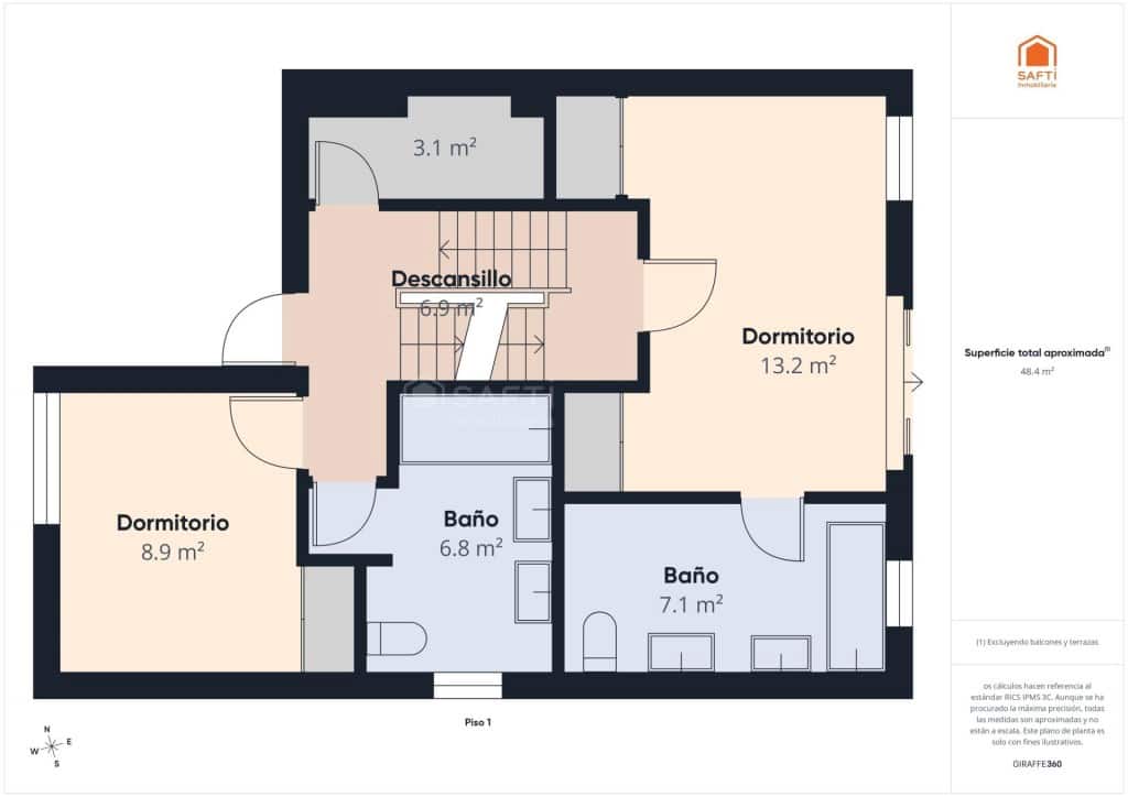 Adosado de 4 habitaciones en Cas Catala en venta con piscina - 1.300.000 € (Ref: 10013054)