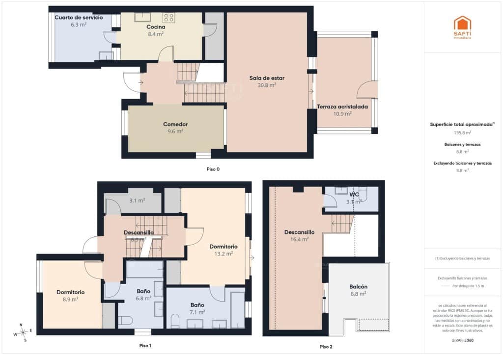 Adosado de 4 habitaciones en Cas Catala en venta con piscina - 1.300.000 € (Ref: 10013054)