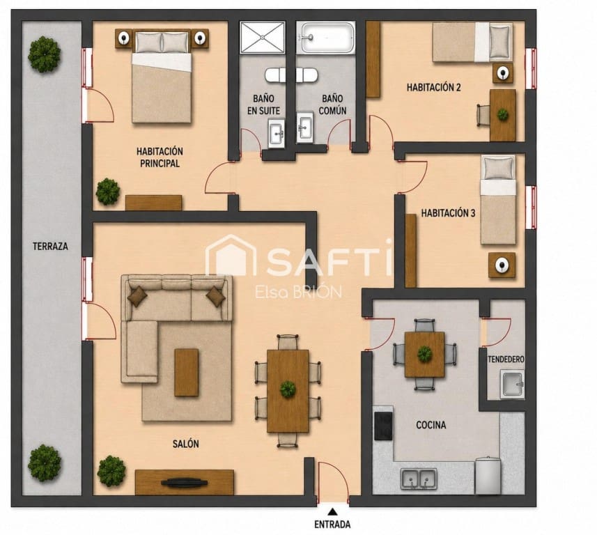 3 sypialnia Penthouse na sprzedaż w Ribeira z garażem - 199 000 € (Ref: 10017267)