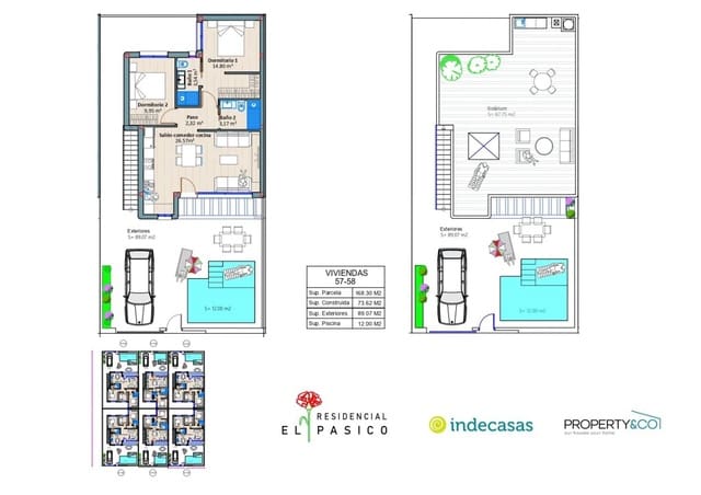 3 bedroom Villa for sale in Torre-Pacheco with pool - € 324,900 (Ref: 10022198)