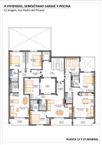 2 soveværelse Lejlighed til salg i Los Cuarteros, San Pedro del Pinatar - € 277.400 (Ref: 10030234)