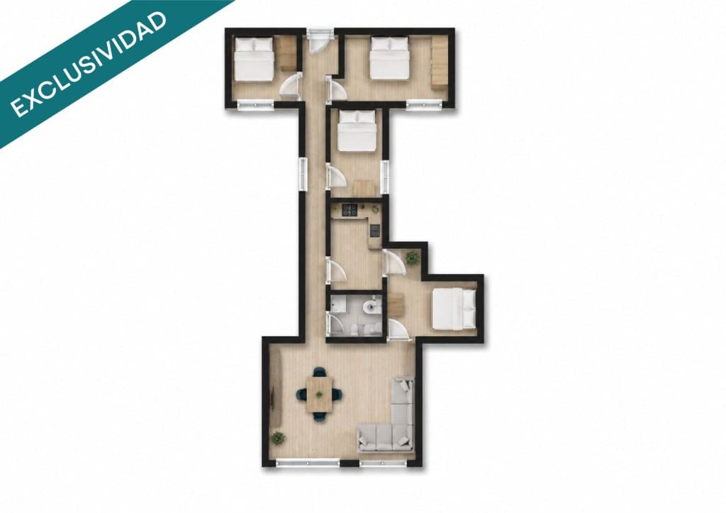 4 Zimmer Apartment zu verkaufen in Torrent - 80.000 € (Ref: 10035099)