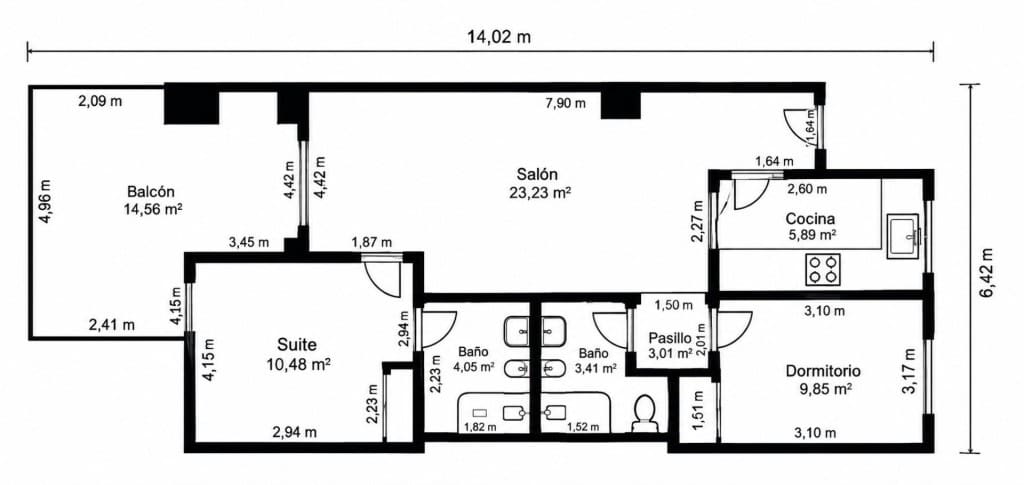2 slaapkamer Appartement te koop in Oropesa  met zwembad garage - € 177.000 (Ref: 10040761)