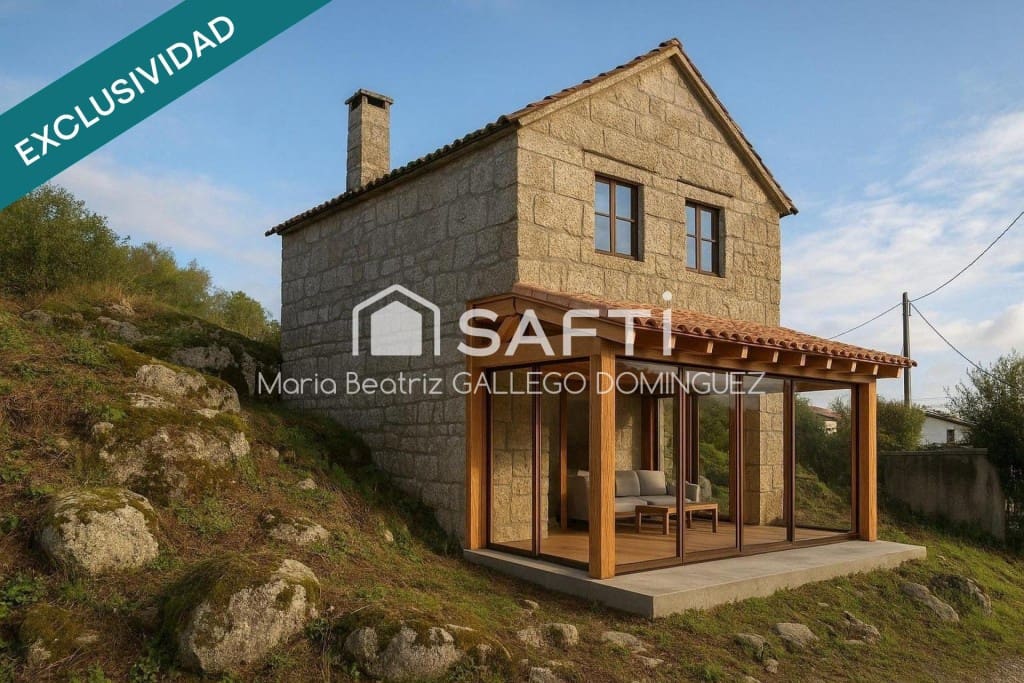2 slaapkamer Finca/Landhuis te koop in Ponte Sampaio met garage - € 45.000 (Ref: 10094385)