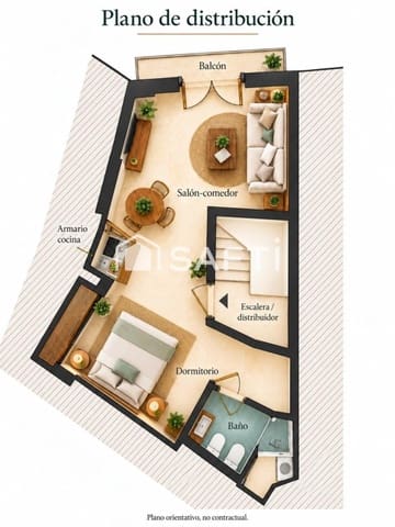 1 slaapkamer Appartement te koop in Coll d'en Rabassa, Palma de Mallorca - € 320.000 (Ref: 10109392)