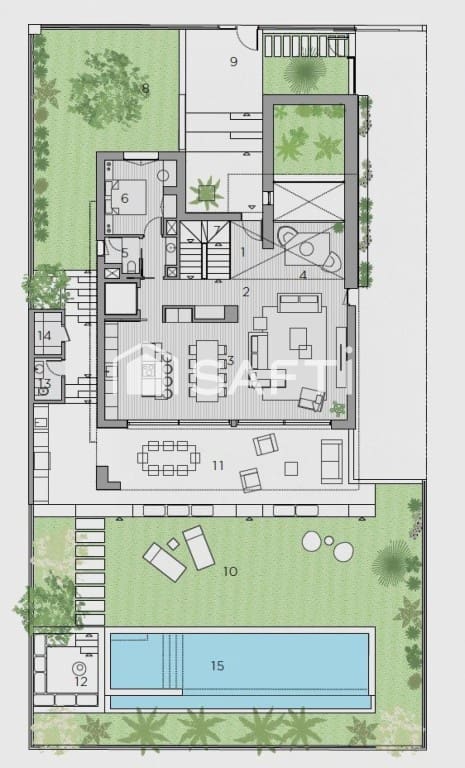 Chalet de 5 habitaciones en Sitges en venta con piscina garaje - 2.550.000 € (Ref: 10115617)
