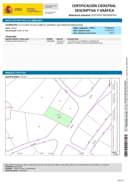 Terreno para Construção para venda em El Vendrell - 99 000 € (Ref: 10129049)