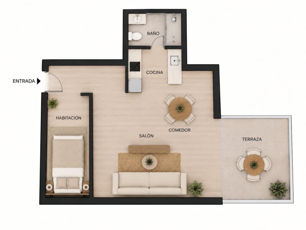1 Zimmer Apartment zu verkaufen in Sant Pere de Ribes mit Pool - 192.000 € (Ref: 10153367)