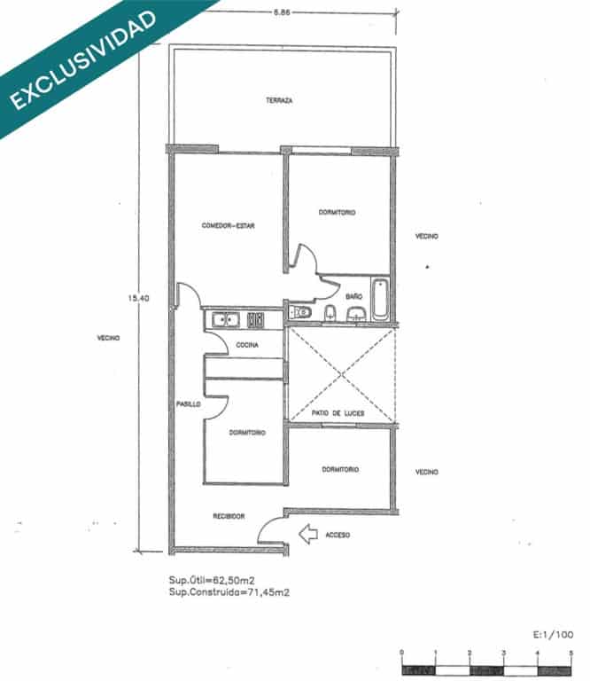 3 camera da letto Attico in vendita in Barcelona citta - 427.000 € (Rif: 10154915)