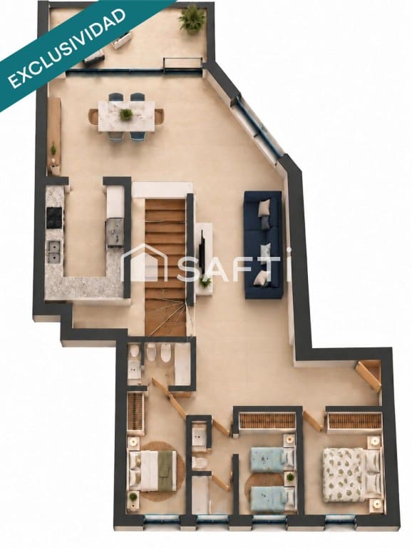 3 soverom Leilighet til salgs i Cubelles med svømmebasseng garasje - € 444 000 (Ref: 10182918)
