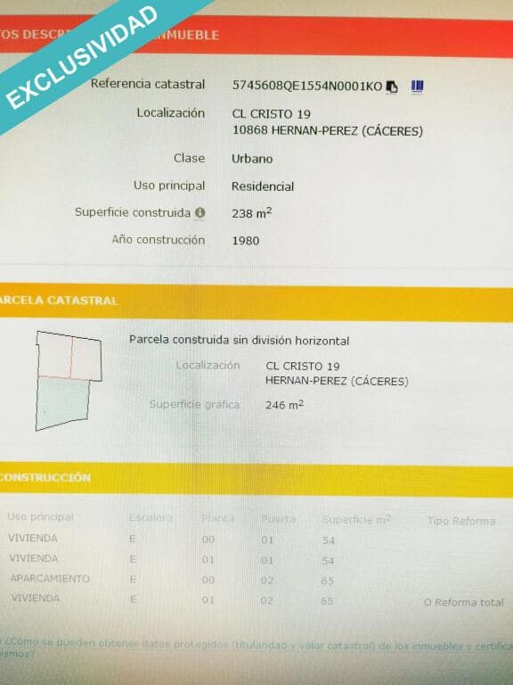 6 sypialnia Willa na sprzedaż w Hernan-Perez - 88 000 € (Ref: 8595241)