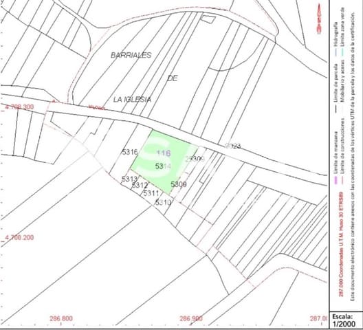 Area Edificabile in vendita in Onzonilla - 36.000 € (Rif: 9102913)