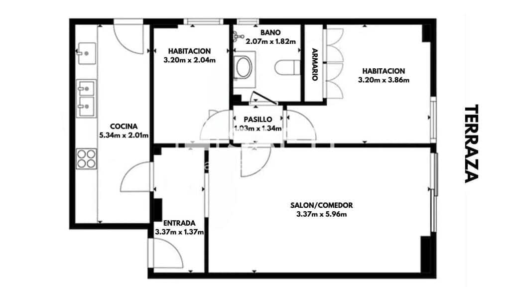 2 soveværelse Lejlighed til salg i Barcelona by - € 449.000 (Ref: 9173751)