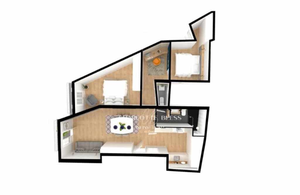 2 sovrum Lägenhet till salu i Barcelona stad - 459 000 € (Ref: 9173843)