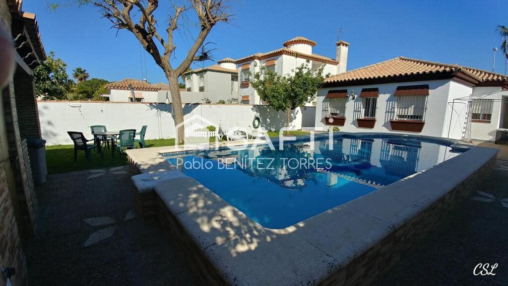 3 sypialnia Willa na sprzedaż w Chiclana de la Frontera z basenem garażem - 650 000 € (Ref: 9173897)