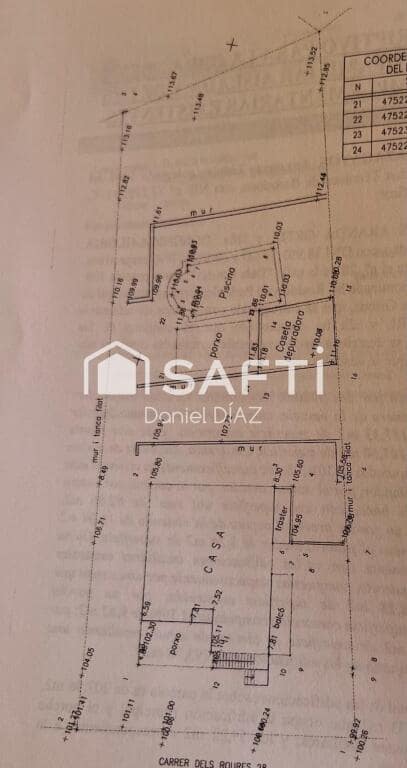 7 sypialnia Finka/Dom wiejski na sprzedaż w Macanet de la Selva z basenem garażem - 315 000 € (Ref: 9174110)